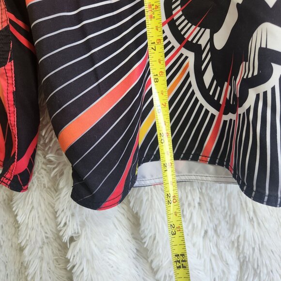 Fox Racing Mens Wild Graphic Boardshorts Size 36 With Drawstring Closure & Bold - Picture 4 of 5
